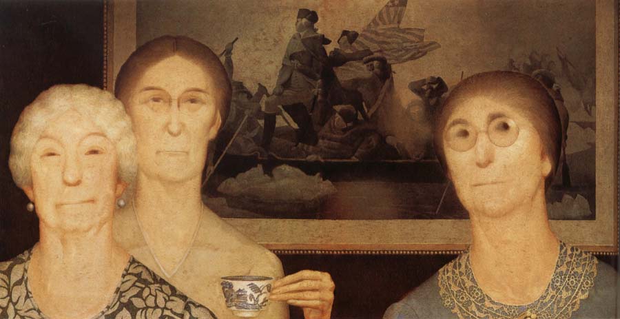 Grant Wood Daughter of Revolution